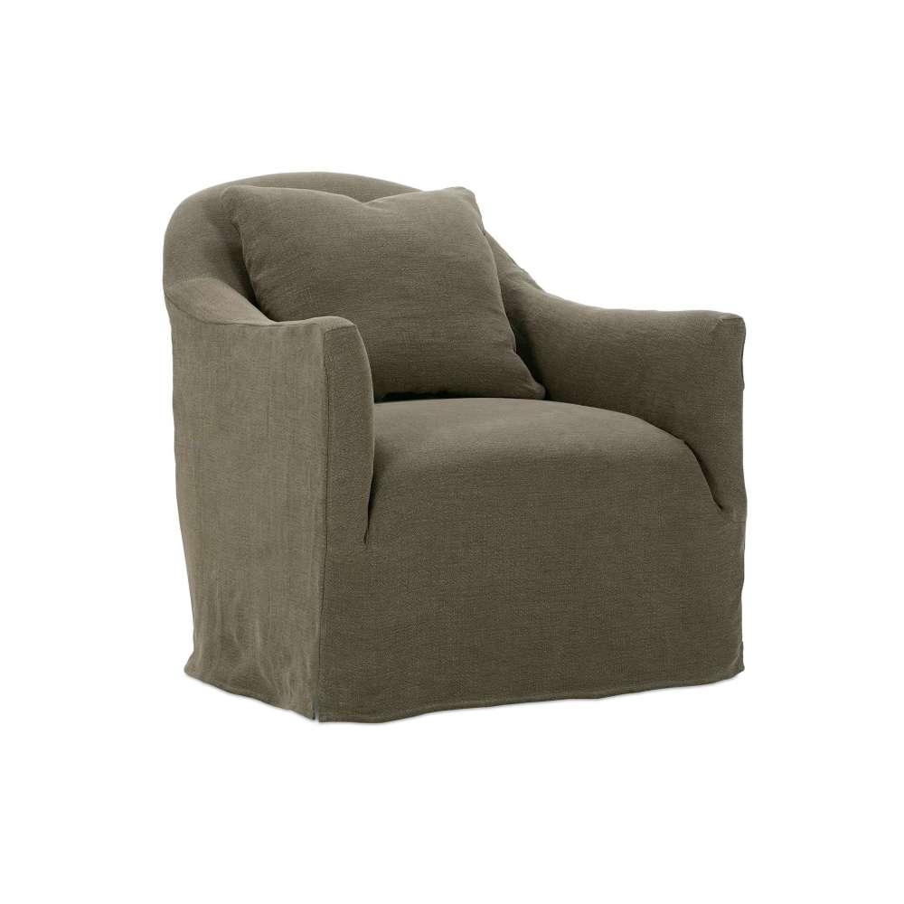Noel Slip Swivel Chair - Braden's Furniture