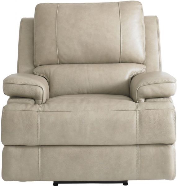 Bassett Club Level Parker Wallsaver Power Recliner in Flax